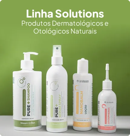 Linha Solutions - Produtos Dermatol�gicos e Otol�gicos Naturais